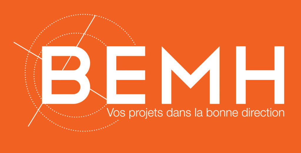 BEMH logo orange et blanc