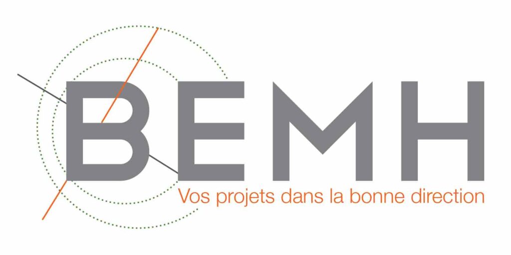BEMH logo blanc et gris